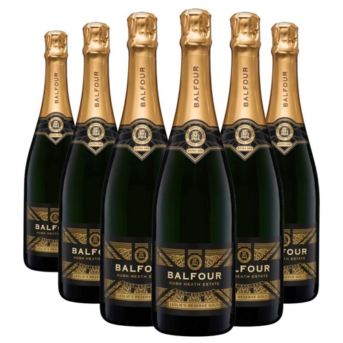 Crate of 6 Balfour Leslies Reserve Gold English Sparkling 75cl